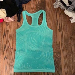 Aqua Blue lululemon tank top